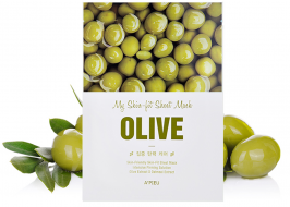 A'Pieu My Skin-Fit Sheet Mask Olive Тканева маска с экстрактом оливы, 25 г A'Pieu My Skin-Fit Sheet Mask Olive Тканева маска с экстрактом оливы, 25 г