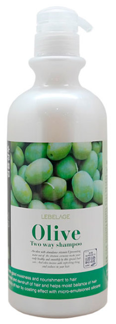Lebelage Olive Two Way Shampoo Шампунь-бальзам, 750 мл Lebelage Olive Two Way Shampoo Шампунь-бальзам, 750 мл