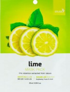 Bergamo Lime Mask Pack Тканевая маска для лица с экстрактом лайма, 28 мл