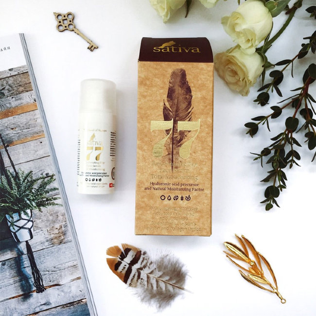 Sativa №77 Сыворотка для лица дневная - Комплексное увлажнение, 20 мл Sativa №77 Сыворотка для лица дневная - Комплексное увлажнение, 20 мл
