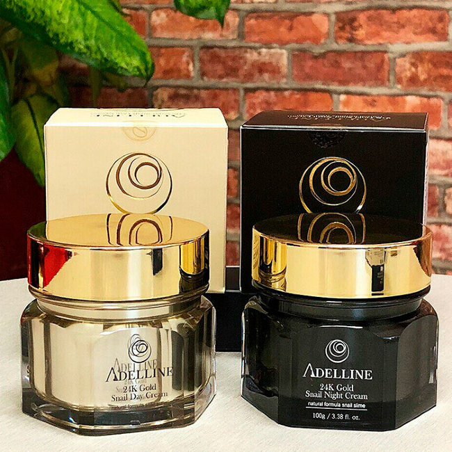 Adelline 24K Gold Snail Day Cream Дневной крем для лица, 100 г