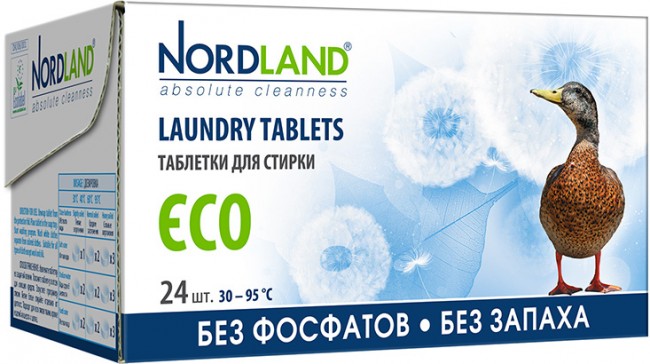 Nordland ECO Таблетки для стирки, 24 шт
