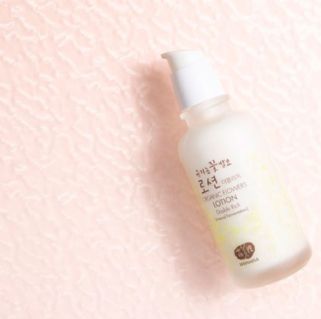 Whamisa Organic Flowers Lotion Double Rich Лосьон на основе цветочных ферментов (двойное насыщение), 120 мл