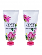 Jigott Комплект кремов для рук с экстрактом Лотоса Secret Garden Lotus Hand Cream, 2 шт * 100 мл