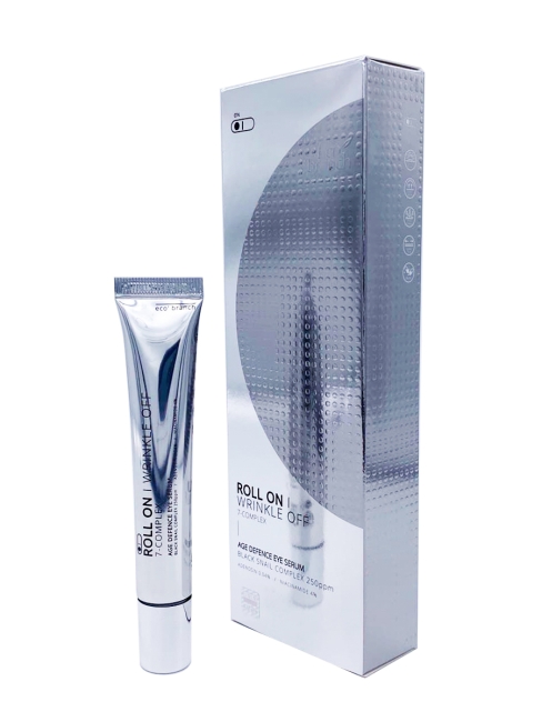 Eco Branch Сыворотка-роллер для кожи вокруг глаз с муцином улитки Roll On Wrinkle Off 7-Complex Age Defence Eye Black Snail, 25 мл