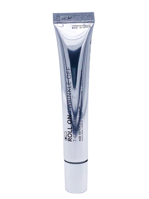 Eco Branch Сыворотка-роллер для кожи вокруг глаз с муцином улитки Roll On Wrinkle Off 7-Complex Age Defence Eye Black Snail, 25 мл