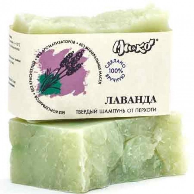 MiKo Шампунь твердый от перхоти Лаванда, 75 г MiKo Шампунь твердый от перхоти Лаванда, 75 г