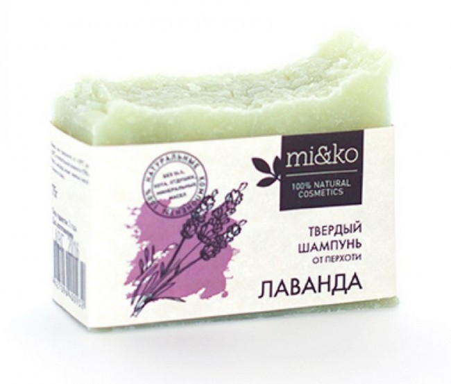 MiKo Шампунь твердый от перхоти Лаванда, 75 г MiKo Шампунь твердый от перхоти Лаванда, 75 г