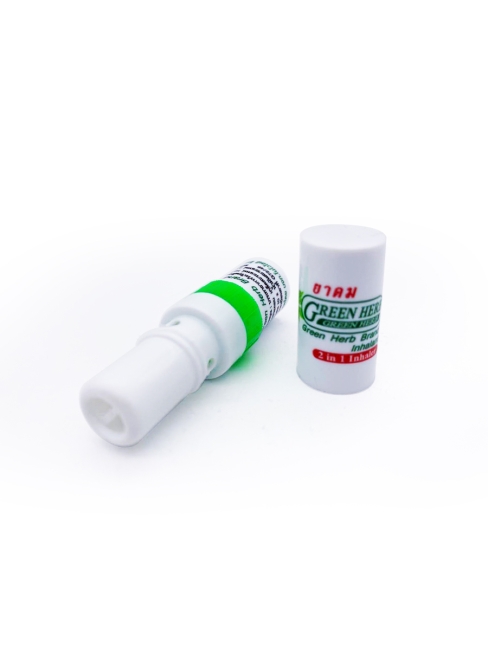 Green Herb Ингалятор карандаш назальный, тайские натуральные эфирные масла 2 в 1 зеленый 2 in 1 Inhaler Green, 2 мл Green Herb Ингалятор карандаш назальный, тайские натуральные эфирные масла 2 в 1 зеленый 2 in 1 Inhaler Green, 2 мл