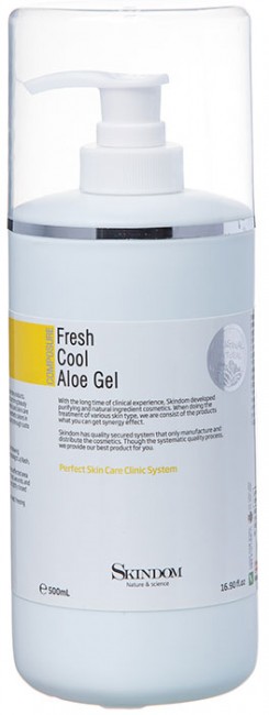 Skindom Fresh Cool Aloe Gel Многофункциональный освежающий гель для лица с алоэ, 500 мл