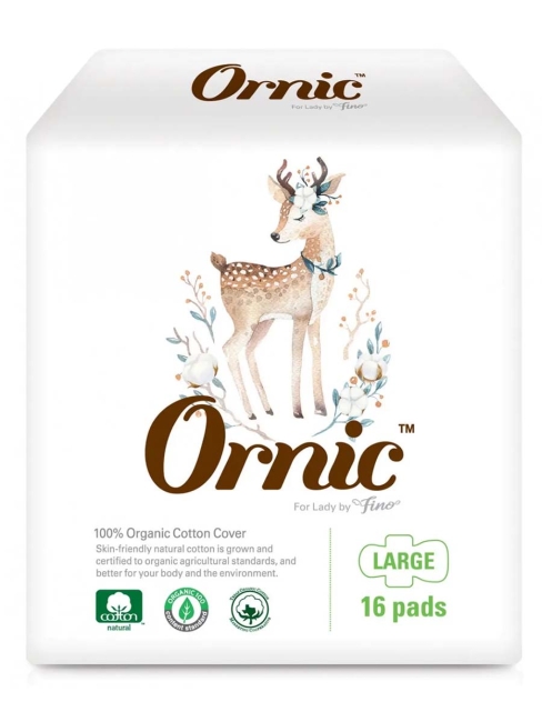 Ssangyong Прокладки гигиенические классические тонкие с крылышками Ornic Fino Large, 16 шт*28 см Ssangyong Прокладки гигиенические классические тонкие с крылышками Ornic Fino Large, 16 шт*28 см