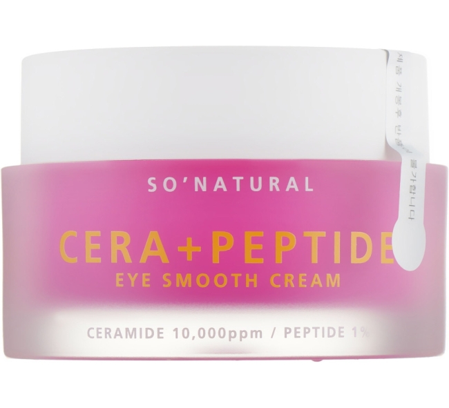 So Natural Пептидный крем для век Cera+ Peptide Eye Smooth Cream, 30 мл So Natural Пептидный крем для век Cera+ Peptide Eye Smooth Cream, 30 мл