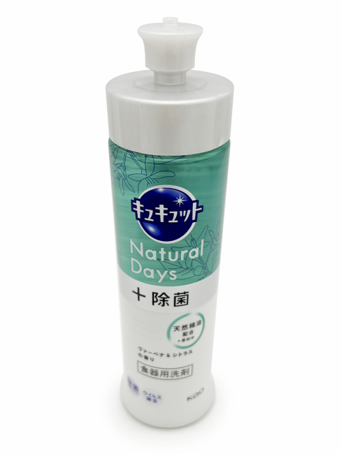 KAO Средство для мытья посуды с ароматом вербены и цитруса Cucute Natural Days Verbena & Citrus Scent, 220 мл