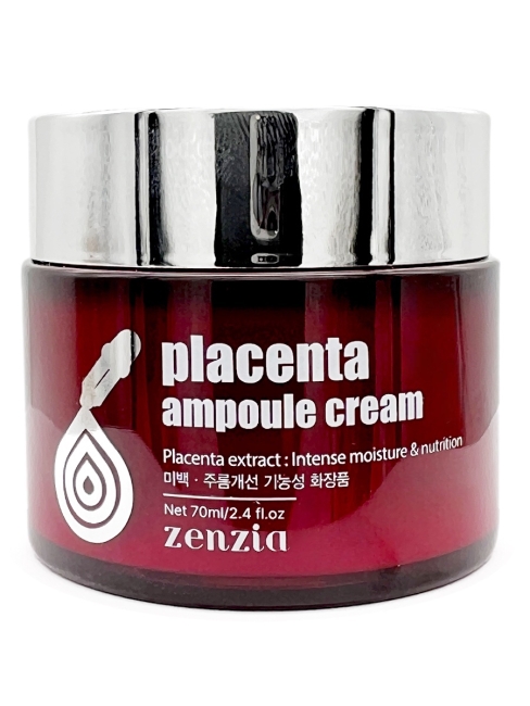 Zenzia Крем для лица ампульный с плацентой Placenta Ampoule Cream, 70 мл
