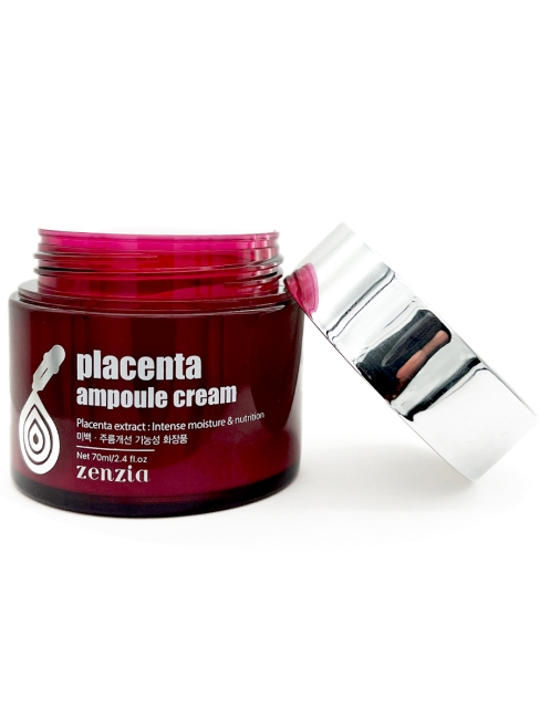 Zenzia Крем для лица ампульный с плацентой Placenta Ampoule Cream, 70 мл