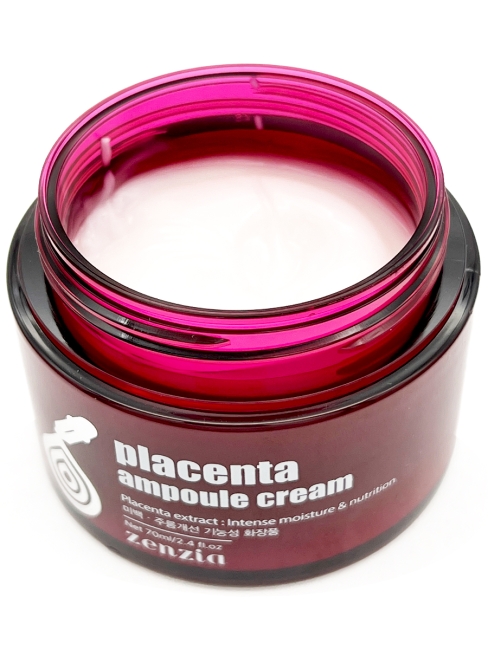 Zenzia Крем для лица ампульный с плацентой Placenta Ampoule Cream, 70 мл