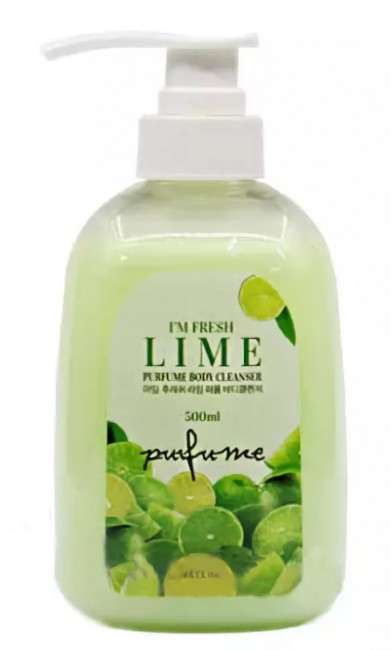 3W Clinic I'm Fresh Lime Purfume Body Cleanser Гель для душа Лайм, 500 мл