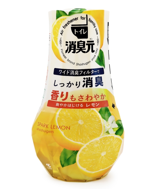 Kobayashi Жидкий ароматизатор и нейтрализатор запахов для туалета Лимон Toilet No Shoshugen Refreshing Lemon, 400 мл Kobayashi Жидкий ароматизатор и нейтрализатор запахов для туалета Лимон Toilet No Shoshugen Refreshing Lemon, 400 мл