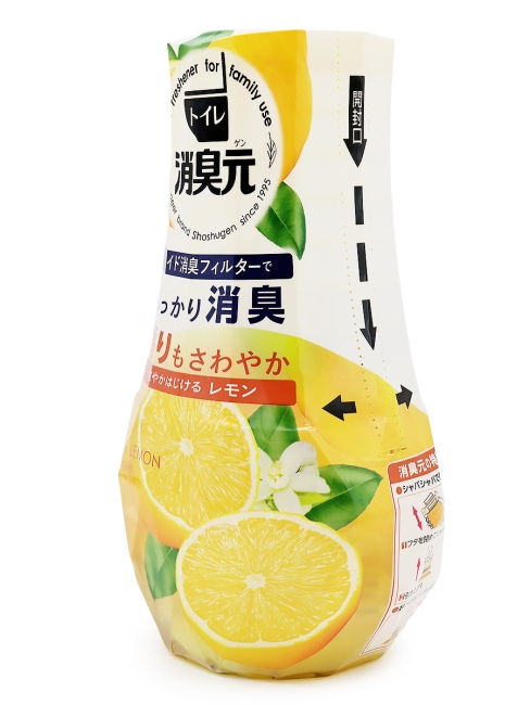 Kobayashi Жидкий ароматизатор и нейтрализатор запахов для туалета Лимон Toilet No Shoshugen Refreshing Lemon, 400 мл Kobayashi Жидкий ароматизатор и нейтрализатор запахов для туалета Лимон Toilet No Shoshugen Refreshing Lemon, 400 мл