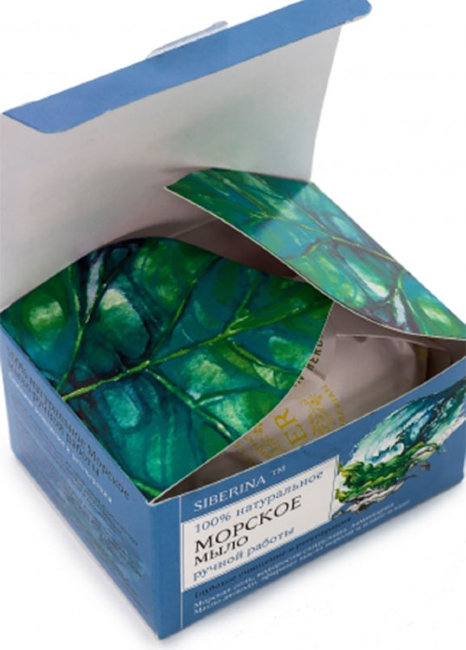 Siberina Натуральное мыло Морское, 90 г
