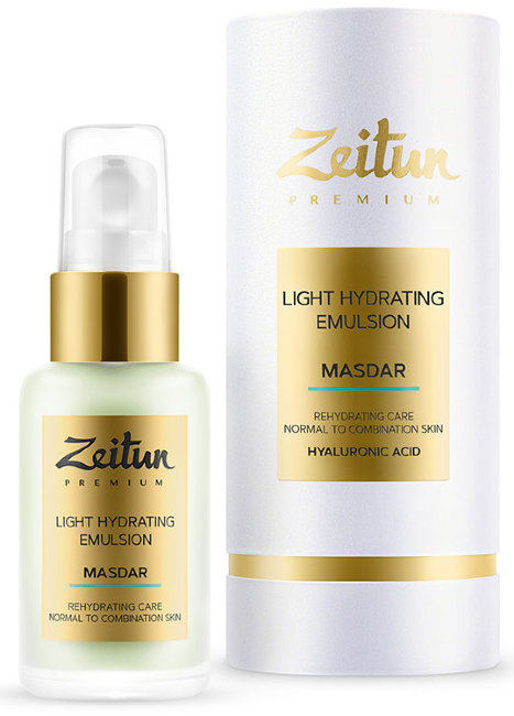 Zeitun Легкая дневная увлажняющая эмульсия Zeitun MASDAR для нормальной и комбинированной кожи лица, 50 мл