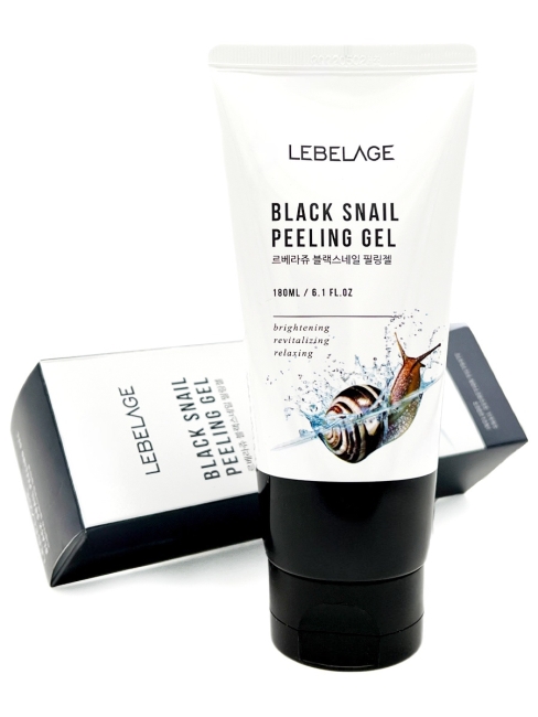 Lebelage Отшелушивающий гель с муцином улитки Black Snail Peeling Gel, 180 мл