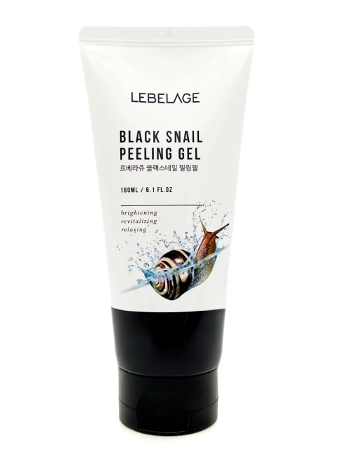 Lebelage Отшелушивающий гель с муцином улитки Black Snail Peeling Gel, 180 мл