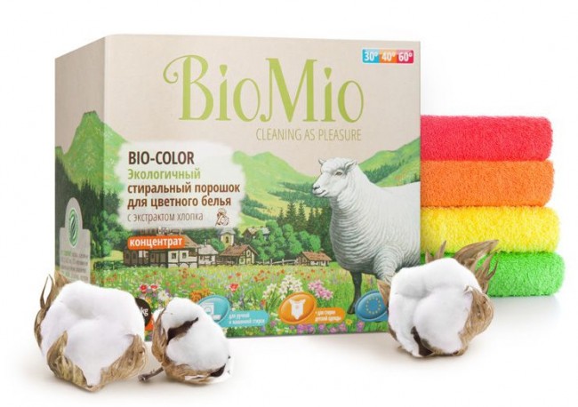 BioMio Стиральный порошок для цветного белья без запаха, 1,5 кг BioMio Стиральный порошок для цветного белья без запаха, 1,5 кг