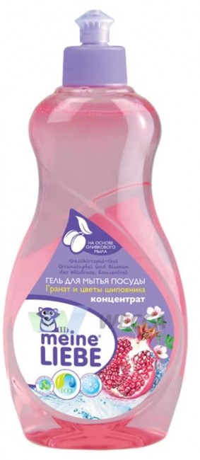 Meine Liebe Гель для мытья посуды Гранат и Цветы шиповника, 500 мл