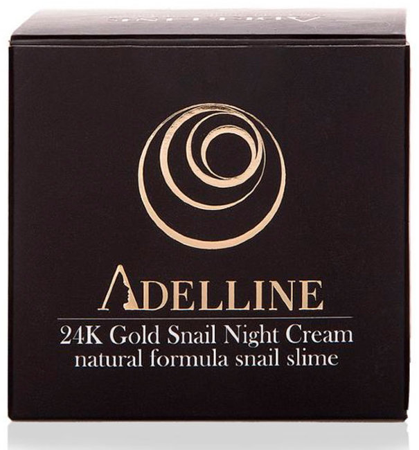 Adelline 24K Gold Snail Night Cream Ночной крем для лица, 100 г