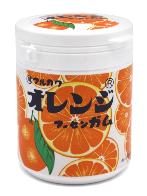 MARUKAWA Жевательная резинка Апельсин (банка) Orange Bottle Gum, 130 г MARUKAWA Жевательная резинка Апельсин (банка) Orange Bottle Gum, 130 г