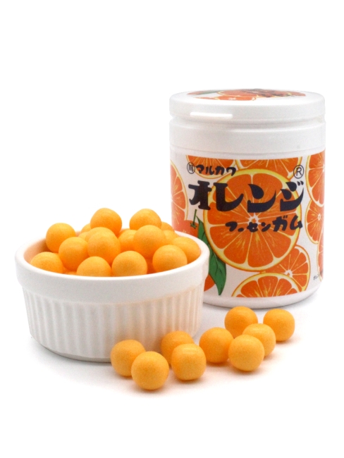 MARUKAWA Жевательная резинка Апельсин (банка) Orange Bottle Gum, 130 г MARUKAWA Жевательная резинка Апельсин (банка) Orange Bottle Gum, 130 г