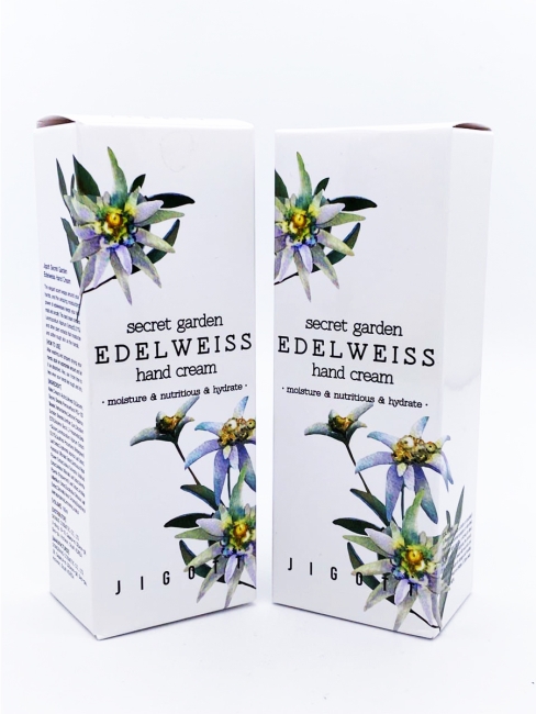 Jigott Комплект кремов для рук с экстрактом Эдельвейса Secret Garden Edelweiss Hand Cream, 2 шт * 100 мл Jigott Комплект кремов для рук с экстрактом Эдельвейса Secret Garden Edelweiss Hand Cream, 2 шт * 100 мл