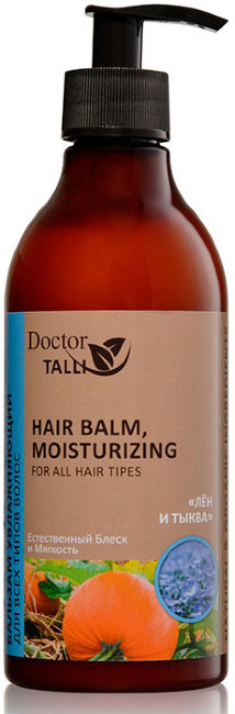 Doctor TALLI Hair Balm Moisturizing Бальзам увлажняющий Естественный Блеск и Мягкость, 400 мл