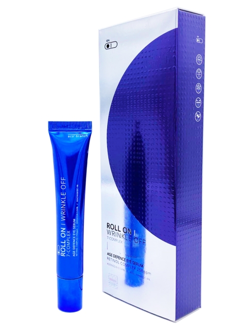 Eco Branch Сыворотка-роллер для кожи вокруг глаз с Ретинолом Roll On Wrinkle Off 7-Complex Age Defence Eye Serum Retinol Complex, 25 мл