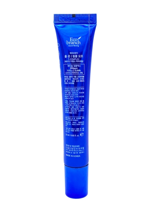 Eco Branch Сыворотка-роллер для кожи вокруг глаз с Ретинолом Roll On Wrinkle Off 7-Complex Age Defence Eye Serum Retinol Complex, 25 мл