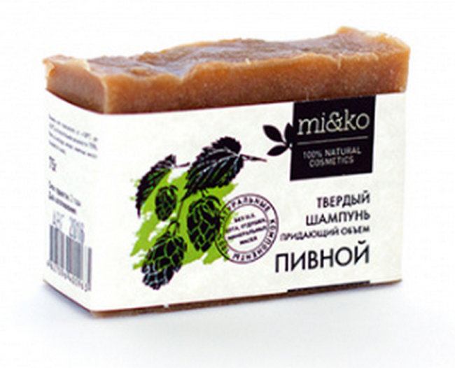 MiKo Шампунь твердый Пивной, 75 г MiKo Шампунь твердый Пивной, 75 г