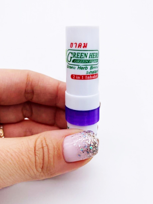 Green Herb Ингалятор карандаш назальный, тайские натуральные эфирные масла 2 в 1 фиолетовый 2 in 1 Inhaler Lilac, 2 мл Green Herb Ингалятор карандаш назальный, тайские натуральные эфирные масла 2 в 1 фиолетовый 2 in 1 Inhaler Lilac, 2 мл