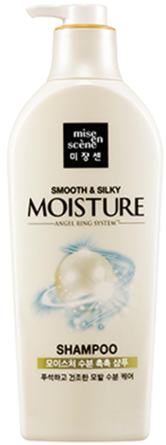 Mise en Scene Увлажняющий шампунь для блеска волос Pearl Smooth & Silky Moisture Shampoo, 900 мл