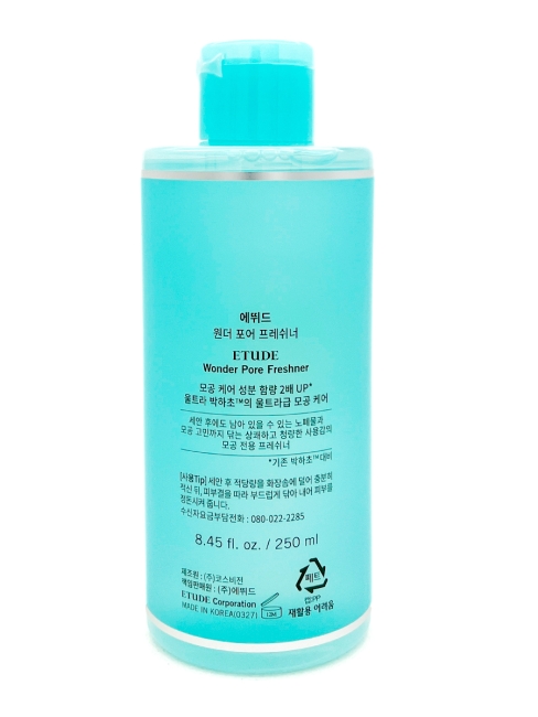ETUDE Тоник для очищения пор Wonder Pore Freshner Ultra Mint Vinegar, 250 мл ETUDE Тоник для очищения пор Wonder Pore Freshner Ultra Mint Vinegar, 250 мл