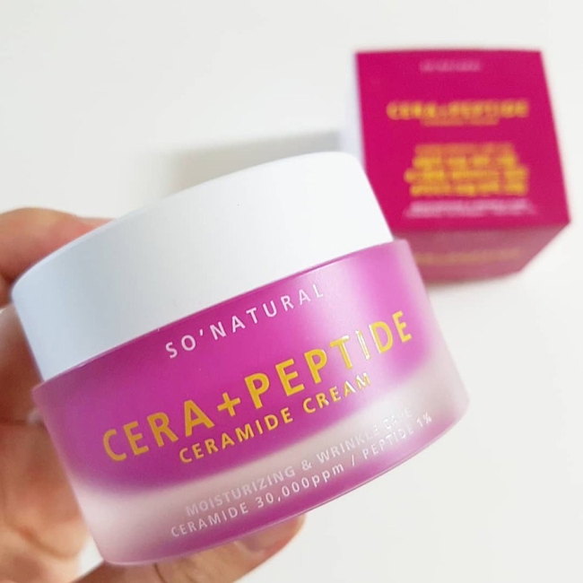 So Natural Пептидный крем для зрелой кожи Cera+ Peptide Ceramide Cream, 50 мл