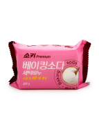 Mukunghwa Дезодорирующее и пятновыводящее хозяйственное мыло с содой Premium Baking Soda, 200 г