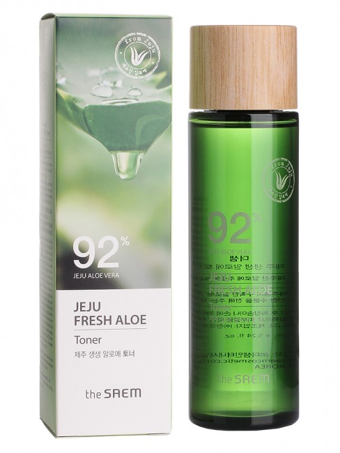 The Saem Тонер увлажняющий с алоэ Jeju Fresh Aloe Toner, 155 мл The Saem Тонер увлажняющий с алоэ Jeju Fresh Aloe Toner, 155 мл