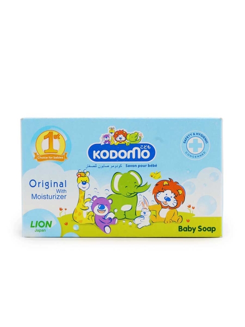 LION Мыло детское с увлажняющим кремом Kodomo Original With Moisturizer Baby Soap, 75 г