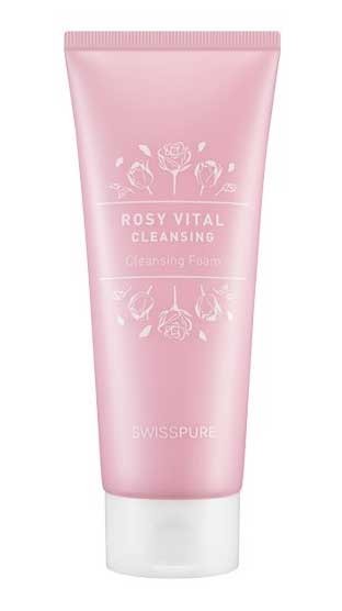 SWISSPURE Rosy Vital Cleansing Foam Очищающая пенка с экстрактами альпийских розовых цветов, 150 мл SWISSPURE Rosy Vital Cleansing Foam Очищающая пенка с экстрактами альпийских розовых цветов, 150 мл