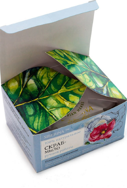 Siberina Натуральное мыло Мыло-скраб, 90 г Siberina Натуральное мыло Мыло-скраб, 90 г