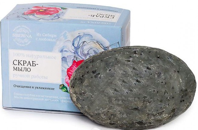 Siberina Натуральное мыло Мыло-скраб, 90 г Siberina Натуральное мыло Мыло-скраб, 90 г