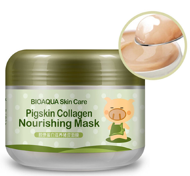 Bioaqua Pigskin Collagen Маска коллагеновая питательная, 100 г Bioaqua Pigskin Collagen Маска коллагеновая питательная, 100 г