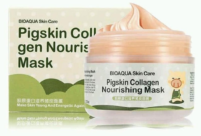 Bioaqua Pigskin Collagen Маска коллагеновая питательная, 100 г Bioaqua Pigskin Collagen Маска коллагеновая питательная, 100 г