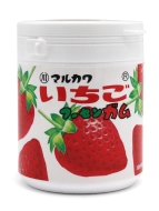 MARUKAWA Жевательная резинка Клубника (банка) Strawberry Bottle Gum, 130 г